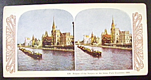 Palace Of The Nation, Paris Exposition 1900 Stereo Card