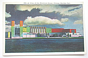 View Of The Electrical Group, Chicago Fair Postcard