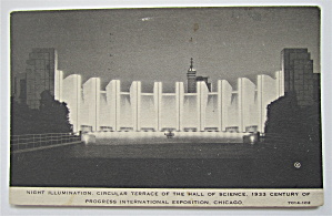 Circular Terrace Hall Of Science, Chicago Expo Postcard