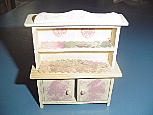 Wood Kitchen Hutch/cabinet Doll House Furniture