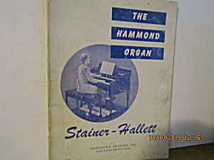 Vintage The Hammond Stainer- Hallett Book