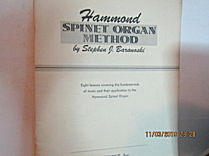 Vintage The Hammond Spinet Method