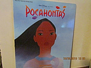 Music Book Pocahontas For Alto-sax