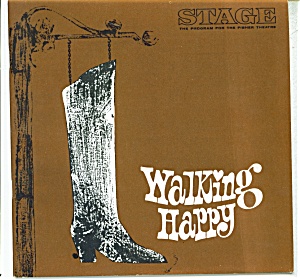 Stage Play Program -fisher Theatre - 1967 Walking Hap