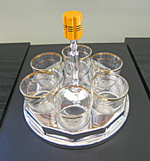 Farberware Bakelite Shot Glass Set