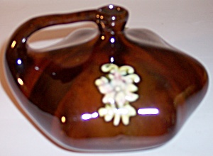 Peters And Reed Pottery Standard Glaze Squat Jug