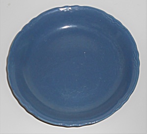 Coors Pottery Golden Rainbow Blue Coupe Soup Bowl Rare