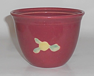 Coors Pottery Rosebud Red Small Bean Pot Robert Schneid