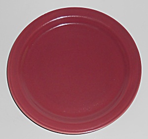 Coors Pottery Rock-mount Red Bread Plate