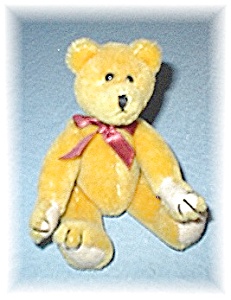 Boyds Golden Teddy Bear 6 Inches Tall 1990