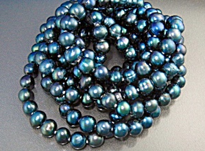 Freshwater Grey Pearls 76 Inches