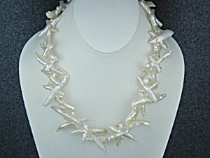 Baroque Reborn Keshi Pearls Crystals Necklace