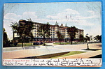 This original postcard is in fine condition with writing along the bottom. This Vintage Postcard features the "Chicago Beach Hotel". This postcard measures approx. 5 1/2" x 3 1/2".