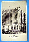 This original postcard is in good condition with a slight crease. This Vintage Postcard features "The Palmer House, Chicago". This postcard measures approx. 3 1/2" x 5 1/2".