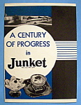 This original brochure is from the 1933 Century Of Progress (Chicago World's Fair) which was held in Chicago. It is in excellent condition and the front features "A Century Of Progress In Junket&...
