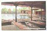 This vintage postcard is in very good condition. It features Boathouse, Jackson Park, Chicago. This postcard measures approximately 5 1/2 x 3 1/2. The reverse side is used. 