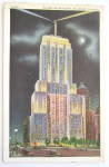 This vintage postcard is in very good condition. It features Palmolive Building, By Night, Chicago. This postcard measures approximately 3 1/2 x 5 1/2. The reverse side is used. 