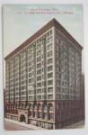 This vintage postcard is in good condition. It features Stock Exchange Building, Chicago. This postcard measures approximately 3 1/2 x 5 1/2. The reverse side is used.