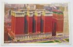 This vintage postcard is in very good condition. It features Stevens Hotel, Chicago. This postcard measures approximately 5 1/2 x 3 1/2.  The reverse side is unused.
