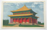 This original postcard is from the 1933 Century Of Progress (Chicago World's Fair) which was held in Chicago. It is in very good condition and the front features the Golden Temple of Jehol. The revers...