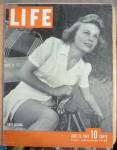 This Vintage June 23, 1941 Life magazine front cover shows a picture of Lazy Fishing. This magazine contains the following articles: The Sinking of the "ZamZam", Whirlaway, Year's Best Horse...