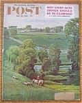 This is a July 29, 1961 Vintage Saturday Evening Post Cover (Cover Only) By John Clymer. This Post Cover measures approx. 10" x 13" and is suitable for framing. This Post Cover is in good co...