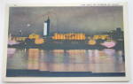 This vintage postcard is in very good condition. It features the Hall of Science at Night, Chicago World's Fair 1933. This postcard measures approximately 5 1/2 x 3 1/2. The reverse side is used.