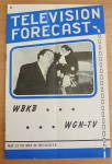 This Original May 23-29, 1948 Television Forecast From Chicago, Issue # 3 is in very good condition. It measures approx. 5 1/2" x 8 1/2" and has a center crease from top to bottom and is sui...