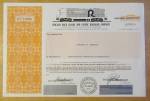 This vintage Chicago, Rock Island & Pacific Railroad Company Stock Certificate from 1947 was originally a Specimen Certificate - Reorganizating Contribution. This Stock is in excellent condition. This...