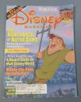 This Vintage Summer 1996 The Disney Magazine is in excellent condition. This magazine measures approx. 8 1/2 x 10 3/4 and is suitable for framing. The magazine's front cover features The Hunchback Of ...