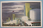 This original postcard is from the 1933 Century Of Progress (Chicago World's Fair) which was held in Chicago. It is in excellent condition and the front features the "Night View General Exhibits ...