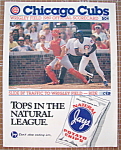 This 1989 Vintage Chicago Cubs Official Scorecard is complete and in very good condition with slight wear & stains. This Official Scorecard is unscored and is "Chicago Cubs vs. Pittsburgh" a...