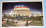This original postcard is from the 1933 Century Of Progress Exposition which was held in Chicago. It features Ford Exposition by Night and is in excellent condition. The reverse side features a postca...