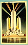 This original postcard is from the 1933 Century Of Progress (Chicago World's Fair) which was held in Chicago. It is in excellent condition and the front features the "Three Fluted Towers". T...