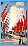 This original postcard is from the 1933 Century Of Progress (Chicago World's Fair) which was held in Chicago. It is in very good condition and the front features the "Avenue of Flags". The r...