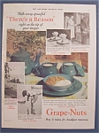 This fine vintage advertisement is in very good condition. It measures approx. 10 1/2 x 14. This ad is suitable for framing. This ad depicts a bowl of Grape-Nuts.