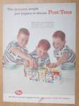 This fine vintage advertisement for a 1959 ad for Post Tens Cereal is in very good condition. This vintage magazine ad measures approx. 10 x 13 3/4. This vintage advertisement is suitable for framing....