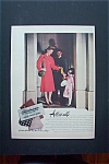 This fine vintage advertisement for a 1943 ad for Forstmann Woolen Company which is in very good condition and measures approx. 10 1/4 x 14. This ad is suitable for framing. This vintage magazine adve...