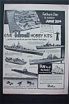 This fine vintage advertisement for a 1950 ad for Revell Hobby Kits which is in very good condition and measures approx. 10 x 14. This ad is suitable for framing. This vintage magazine advertisement d...