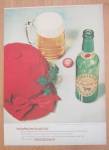 This fine vintage advertisement for a 1948 ad for Carlings Red Cap Ale is in very good condition. This vintage ad measures approx. 10 x 13 3/4. This vintage advertisement is suitable for framing.  Thi...