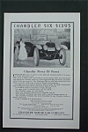 This fine vintage advertisement for a 1917 ad for Chandler Six which is in very good condition and measures approx. 6 3/4 x 10. This ad is suitable for framing. This vintage magazine advertisement dep...