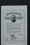 This fine vintage advertisement for a 1917 ad for Zeeman's Original Pepsin Chewing Gum which is in very good condition and measures approx. 6 3/4 x 10. This ad is suitable for framing. This vintage ma...