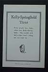 This fine vintage advertisement for a 1917 ad for Kelly Springfield Tires which is in very good condition and measures approx. 6 3/4 x 10. This ad is suitable for framing. This vintage magazine advert...