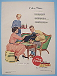 This fine vintage advertisement of a 1954 ad for Coca Cola (Coke) is in very good condition but is slightly yellowed. This vintage Soda Magazine ad measures approx. 8" x 10 3/4". This vintag...