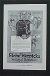 This fine vintage advertisement for a 1916 ad for Globe Wernicke Sectional Bookcases is in excellent condition. This Bookcase Magazine Ad measures approx. 6 3/4 x 10. This Globe Wernicke Magazine Adve...