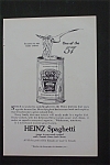 This fine vintage advertisement for a 1916 ad for Heinz Spaghetti which is in very good condition and measures approx. 6 3/4 x 10. This ad is suitable for framing. This vintage magazine advertisement ...