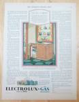 This fine vintage advertisement for a 1929 ad for Electrolux Gas is in very good condition. This vintage advertisement measures approx. 10 1/2 x 13 3/4 and is suitable for framing. This vintage magazi...