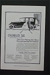 This fine vintage advertisement for a 1916 ad for Chandler Motor Car Company is in very good condition. This vintage Car Magazine ad measures approx. 6 3/4 x 10. This vintage Automobile Magazine Adver...