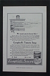 This fine vintage advertisement for a 1916 ad for Campbell Soup is in very good condition. This vintage Soup Magazine Ad measures approx. 6 3/4 x 10. This vintage Campbell Magazine Advertisement is su...