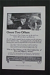 This fine vintage advertisement for a 1916 ad for American Chain Company which is in very good condition and measures approx. 6 3/4 x 10. This ad is suitable for framing. This vintage magazine adverti...